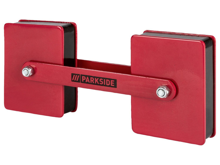 Zwei rote magnetische Werkzeughalter von Parkside.