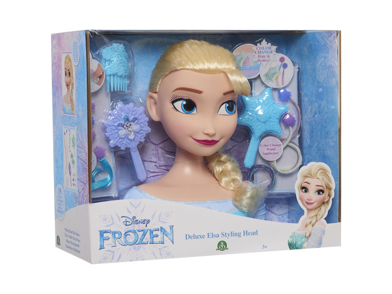 Gehe zu Vollbildansicht: Just Play Ltd. Disney Frozen Elsa Deluxe Styling Head - Spielwaren - Bild 1