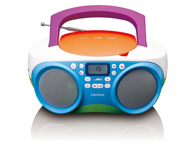 Lenco SCD-41 USB kids CD-Radiorekorder mit MP3-Funktion und USB