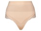 Beige Unterhose mit Spitze