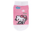 Rosa Socken mit Hello Kitty Motiv.