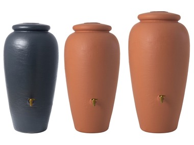 4rain Regentonne »Amphora«, mit 330 oder 500 Liter Volumen, inklusive Regensammler