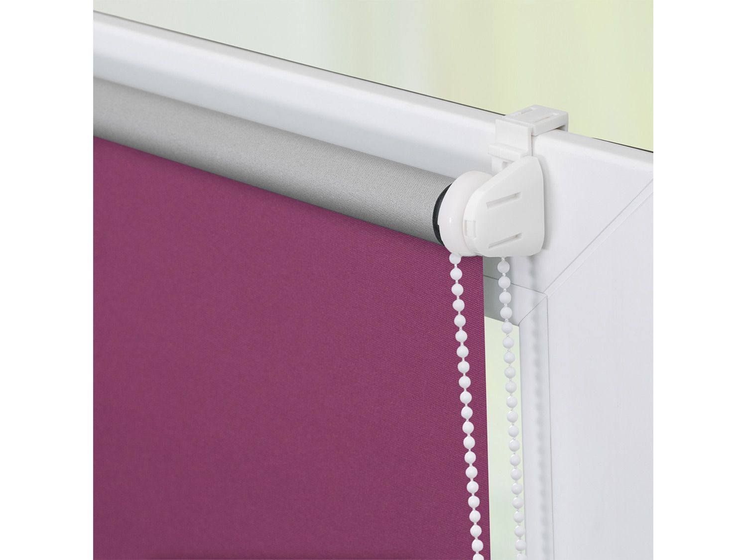 Thumbnail - Lichtblick Thermo-Rollo Klemmfix, ohne Bohren, Verdunkelung (Fuchsia, 90x220 cm)