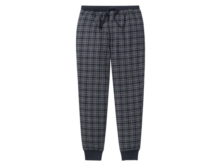 Gehe zu Vollbildansicht: LIVERGY® Herren Pyjama, aus Baumwolle, Hose mit seitlichen Eingrifftaschen - Bild 13