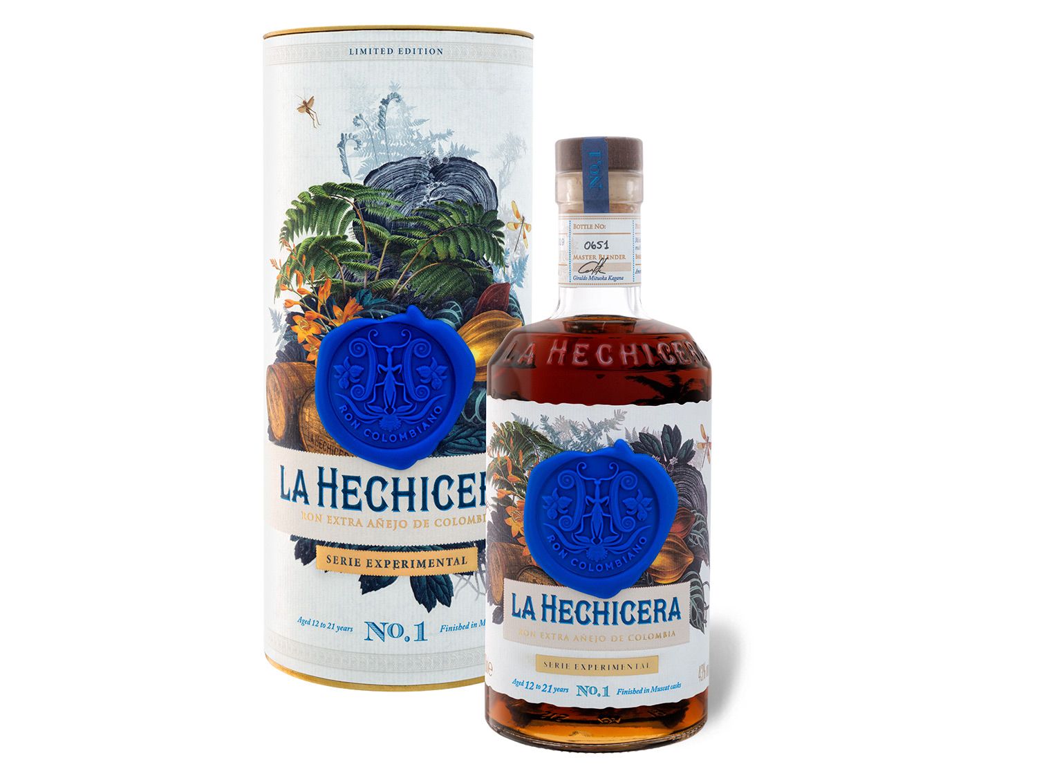 La Hechicera Rum Serie Experimental No. 1 mit Geschenkbox 43% Vol