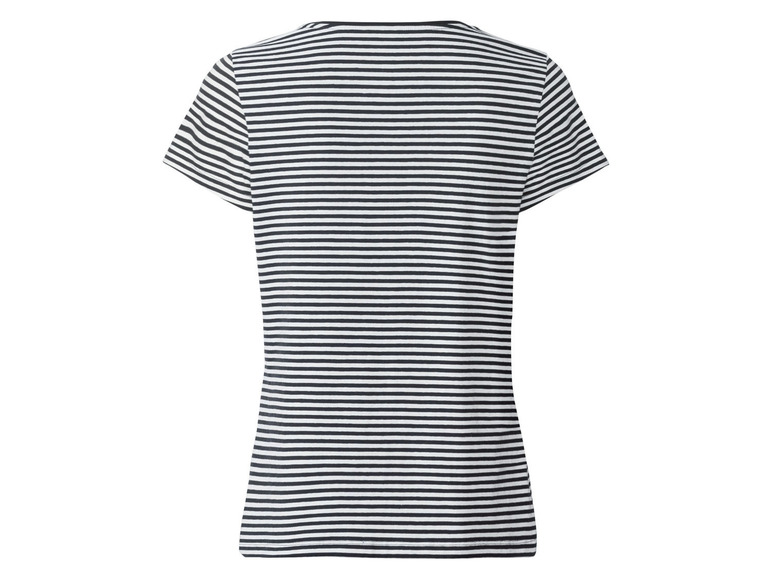 Gehe zu Vollbildansicht: esmara® Damen T-Shirt, 2 Stück, mit weitem Rundhalsausschnitt - Bild 6
