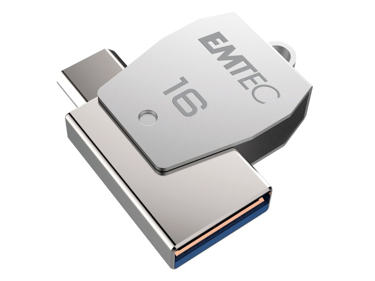 Gehe zu Vollbildansicht: Emtec Dual USB 2.0 micro-USB T250 Stick - Bild 4