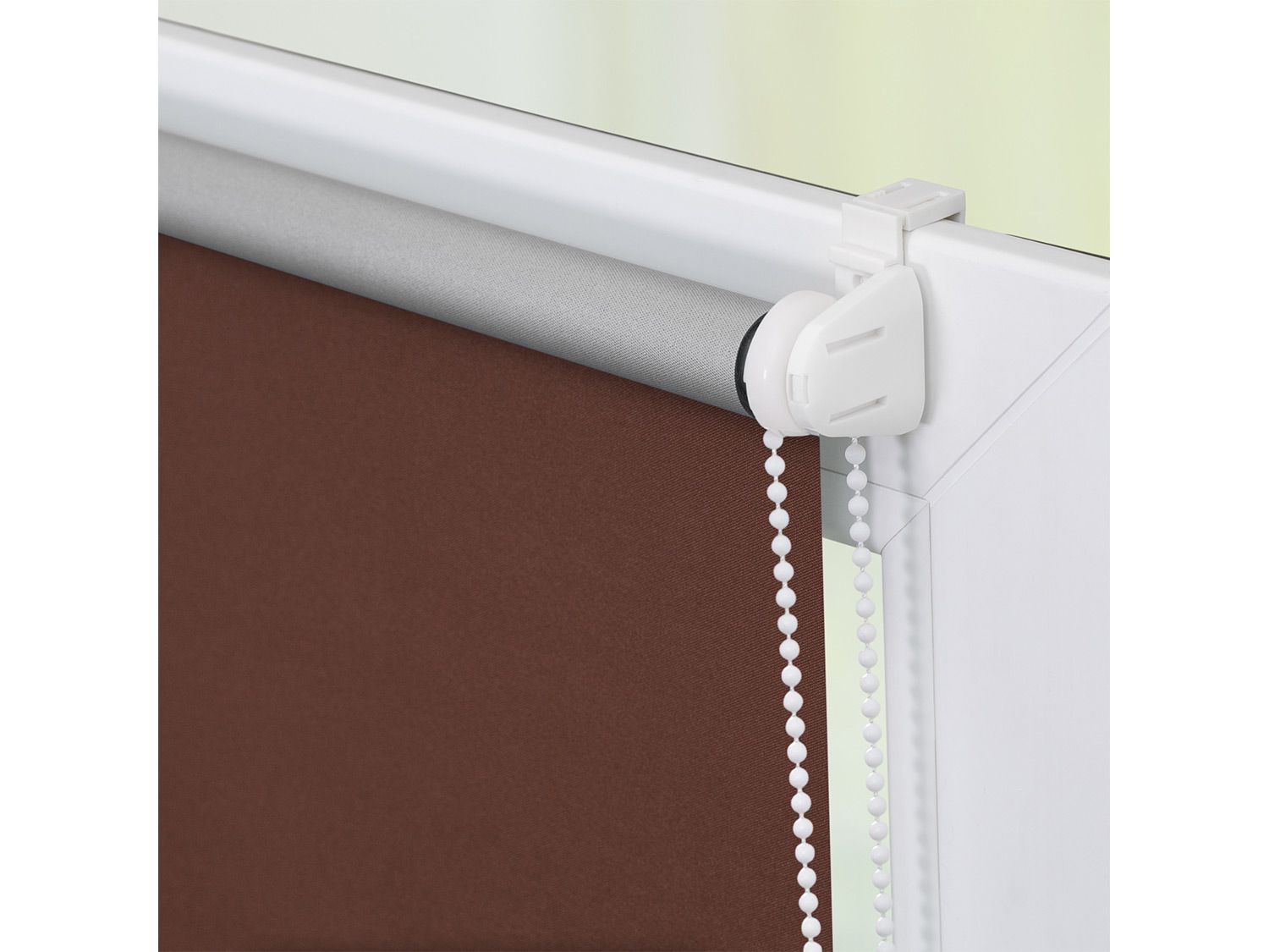 Thumbnail - Lichtblick Thermo-Rollo Klemmfix, ohne Bohren, Verdunkelung (Braun, 90x150 cm)