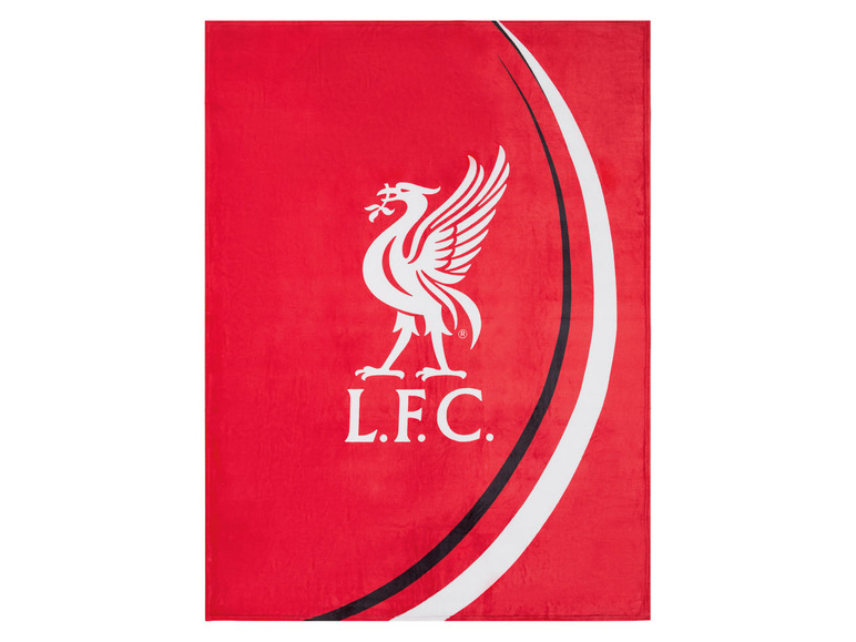 Gehe zu Vollbildansicht: Mikroplüsch Kuscheldecke »FC Liverpool«, 150 x 200 cm - Bild 1