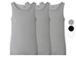 Drei graue Tanktops von Livergy.