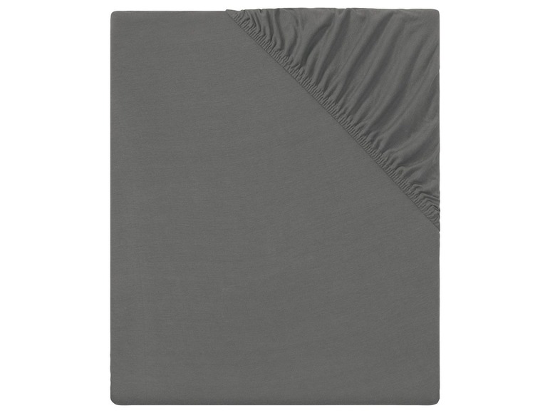 Gehe zu Vollbildansicht: MERADISO® Jersey Spannbettlaken, aus Baumwolle, bügelfrei, einlaufsicher, 140-160 x 200 cm - Bild 6