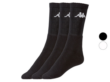 Kappa Herren Socken, 3 Paar, mit Markenlogo