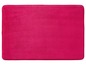 Eine rosa Badematte mit weicher Textur.