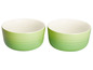 Zwei grüne Le Creuset Schüsseln
