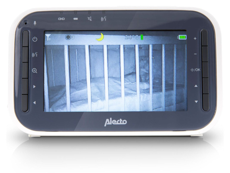 Gehe zu Vollbildansicht: Alecto DVM-200 Video-Babyphone mit 4.3-Farbdisplay, weiß/anthrazit - Bild 4