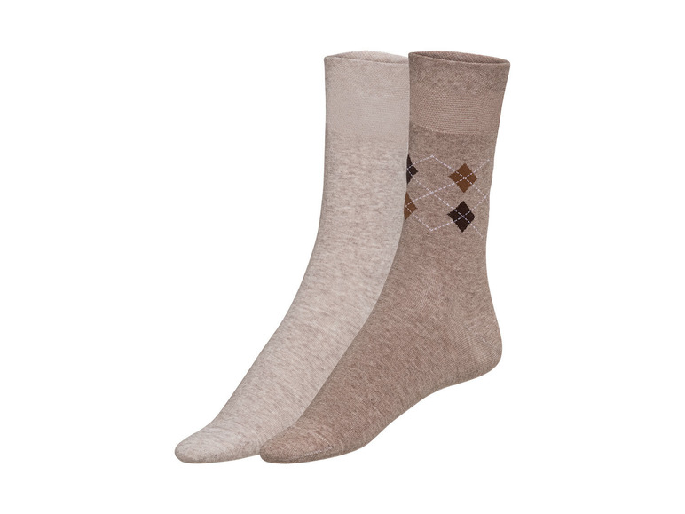 Gehe zu Vollbildansicht: LIVERGY® Herren Socken, 2 Paar, mit Komfortbund - Bild 2