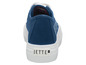 Blaue Jette Sneakers mit weißer Sohle.