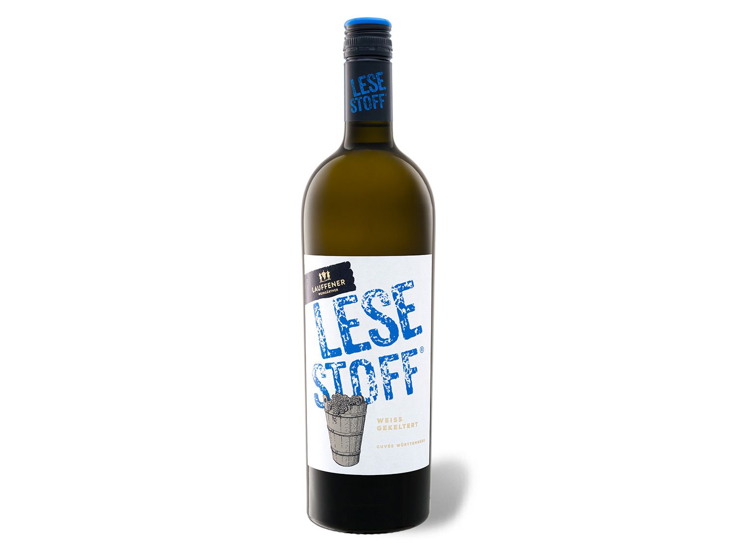Lauffener Weingärtner Lesestoff® Cuvée weißgekeltert QbA halbtrocken, Weißwein 2020 Wein & Spirituosen Lidl DE