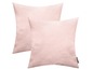 Zwei rosa Kissen der Marke Magma.