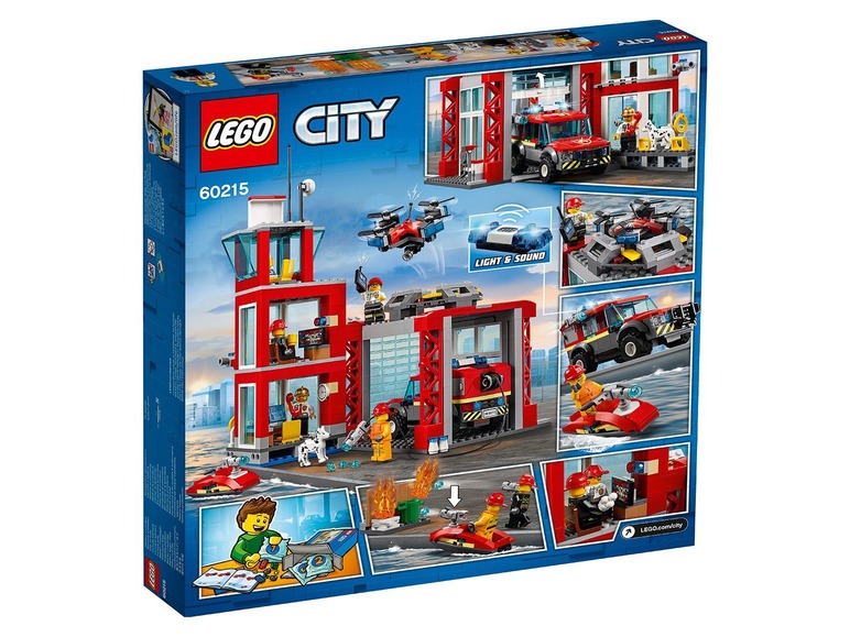 Gehe zu Vollbildansicht: LEGO® City 60215 Feuerwehr-Station - Bild 4