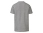 Ein graues Poloshirt mit weißen Details