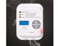 Kohlenmonoxidmelder mit digitalem Display und Alarm.