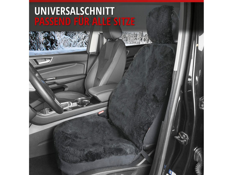 Gehe zu Vollbildansicht: WALSER Autositzbezug Iva aus Lammfell mit ZIPP IT System - Bild 24