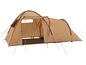 Ein beiges Grand Canyon Zelt mit Vorzelt