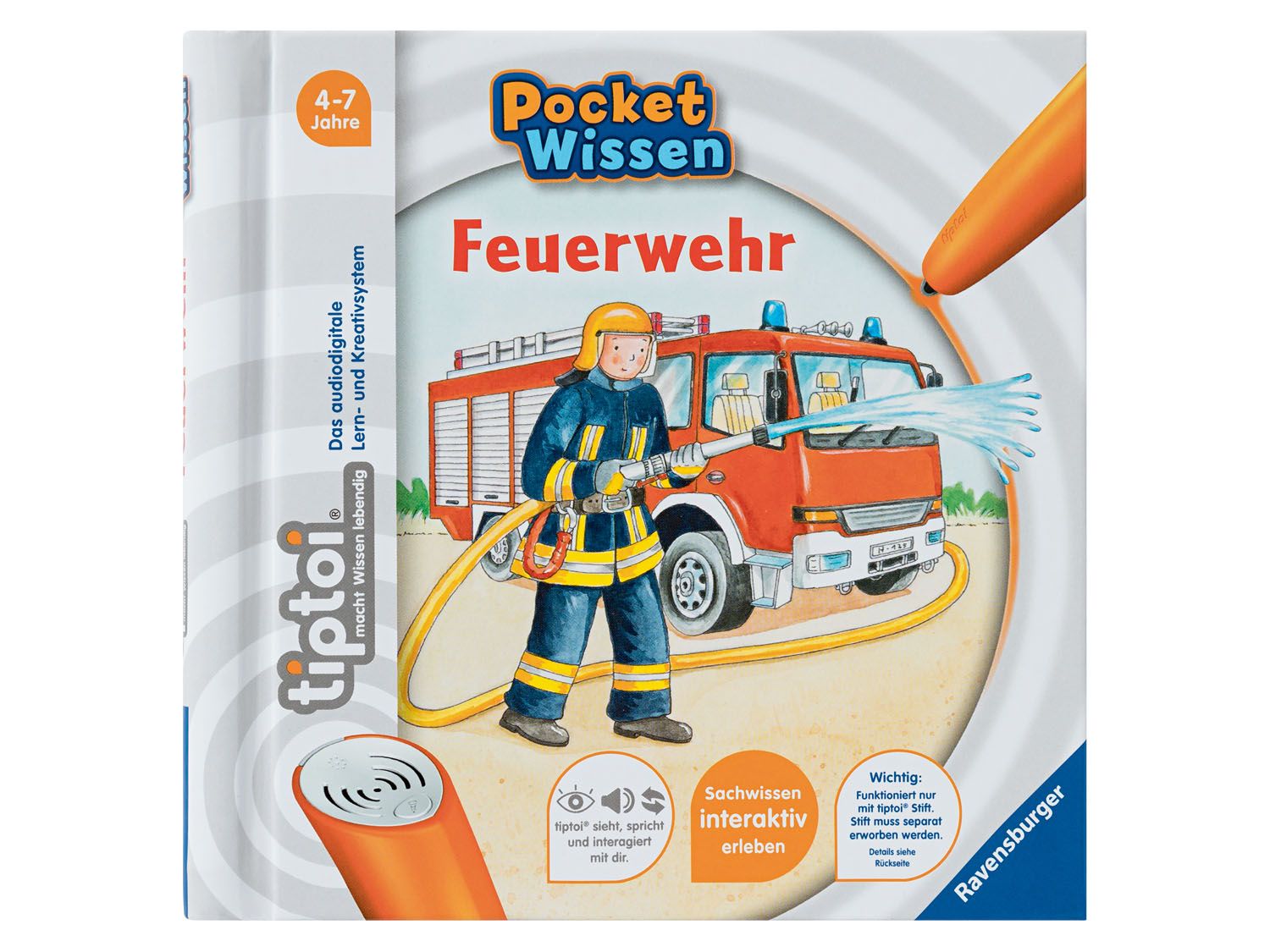 Ravensburger Kinder TipToi Pocket Wissen (Feuerwehr) | 09783473554133