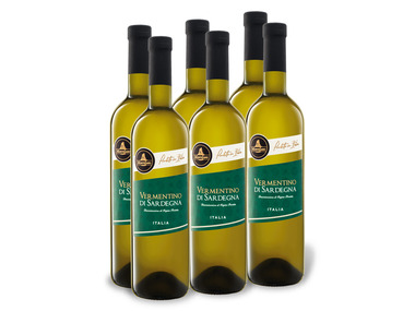 6 x 0,75-l-Flasche Weinpaket Montejanu Vermentino di Sardegna DOP trocken, Weißwein