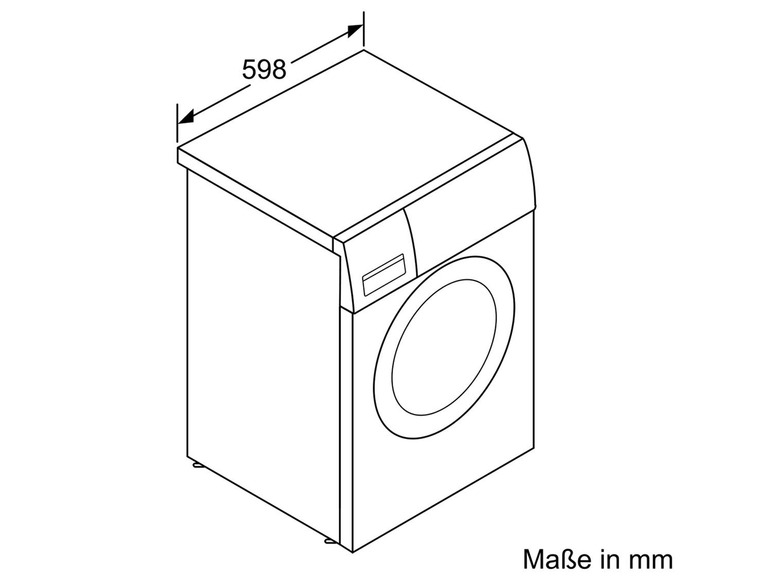 Gehe zu Vollbildansicht: BOSCH Waschmaschine »WAB282V1«, A+++ Energieeffizienz, 6 kg Füllmenge, mit ActiveWater™ - Bild 4