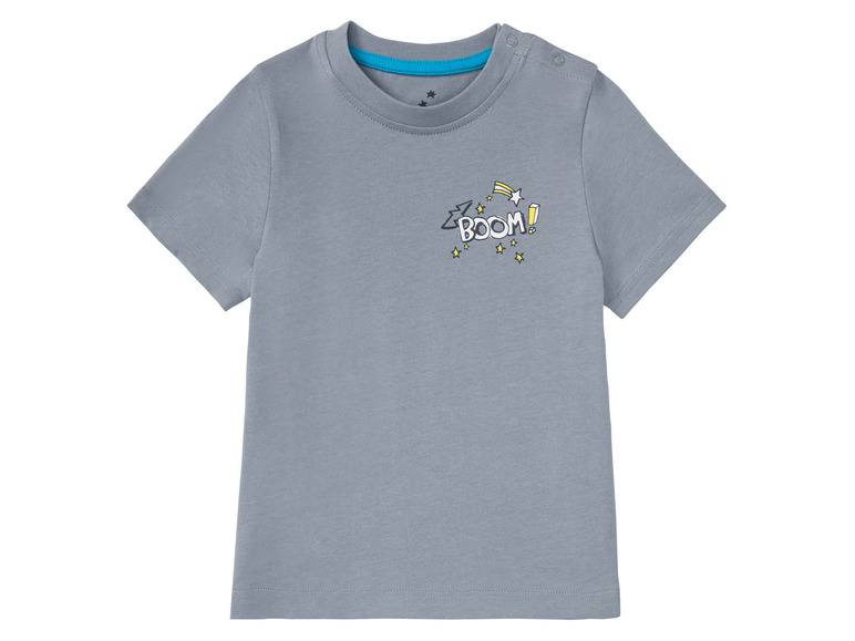 Gehe zu Vollbildansicht: lupilu 2 Kleinkinder Jungen T-Shirts, mit Print - Bild 47
