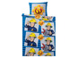 Ein Bettwäsche-Set mit Fireman Sam, mit einem Feuerwehrmann auf der Vorderseite