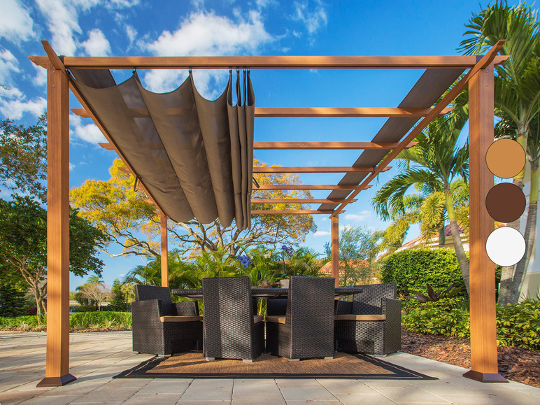 Gehe zu Vollbildansicht: Paragon Outdoor USA Alu Pavillon »Florida/Florenz« mit Sonnensegel - Bild 1
