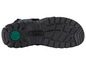 Schwarze Sandalen mit Footflexx-Sohle.