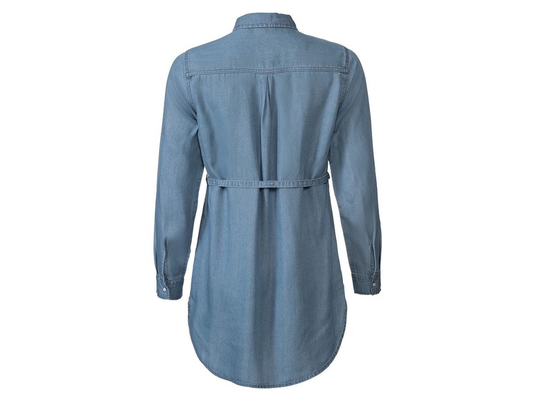 Gehe zu Vollbildansicht: ESMARA® Kleid, Kent-Kragen, aufgesetzte Brusttaschen, Kellerfalte am Rücken, aus Lyocell - Bild 3