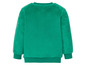 Ein grüner Fleece-Pullover mit langen Ärmeln.