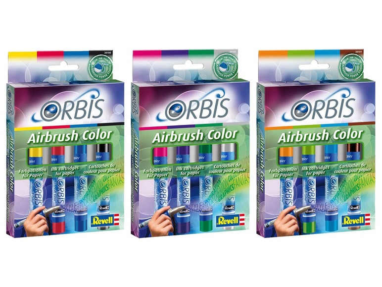 Gehe zu Vollbildansicht: Revell ORBIS Farbpatronen »Airbrush Color«, zum Sprayen, in unterschiedlichen Farben - Bild 1