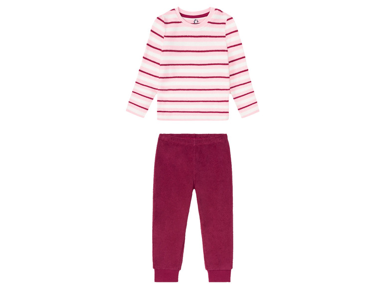Gehe zu Vollbildansicht: lupilu® Kleinkinder Mädchen Pyjama, Frotteequalität - Bild 8