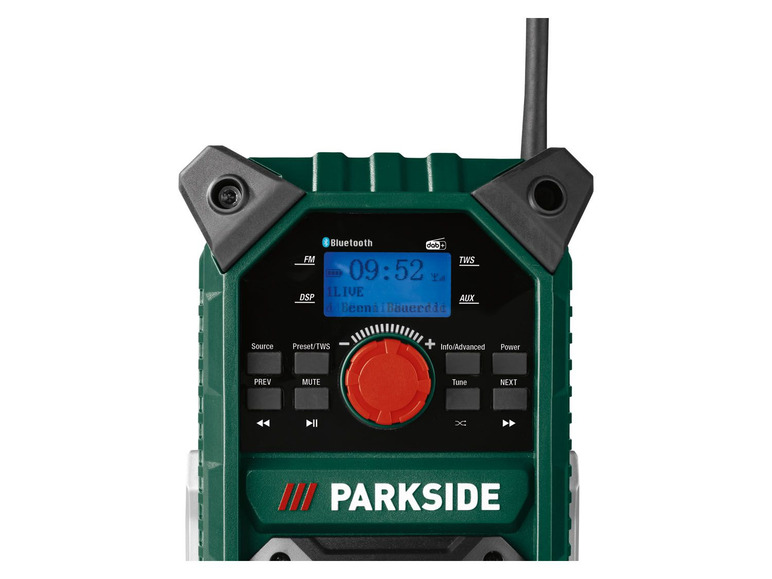 Gehe zu Vollbildansicht: PARKSIDE 20 V Akku-Baustellenradio »PABR 20-Li A1«, ohne Akku und Ladegerät - Bild 6