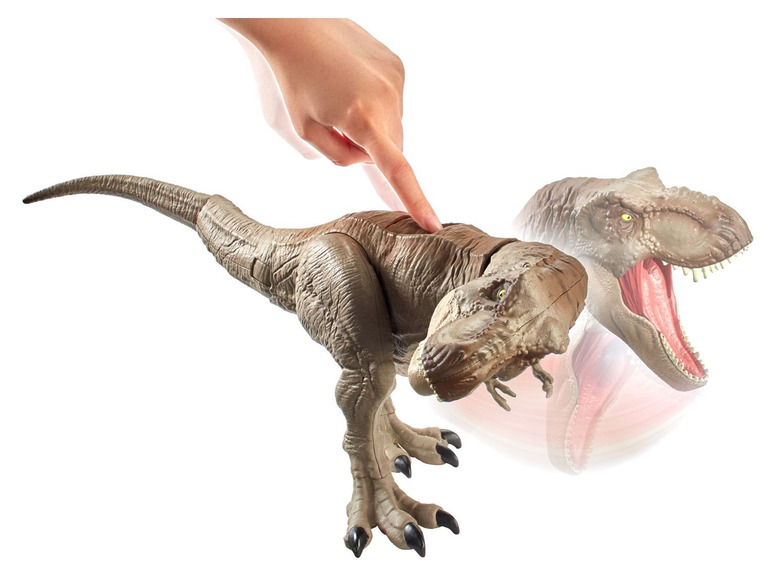 Gehe zu Vollbildansicht: Jurassic World Dino Rivals Superbiss-Kampfaction Tyrannosaurus Rex - Bild 2