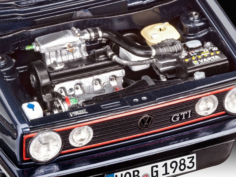 Gehe zu Vollbildansicht: Revell Geschenkset »35 Years VW Golf GTI Pirelli«, Modellauto, Maßstab 1:24, ab 12 Jahren - Bild 8