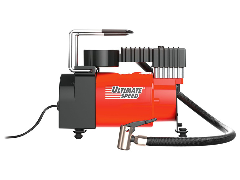 Gehe zu Vollbildansicht: ULTIMATE SPEED® Mini-Kompressor »UMK 10 C2«, inklusive 4 Adaptern, Überlastsicherung - Bild 8