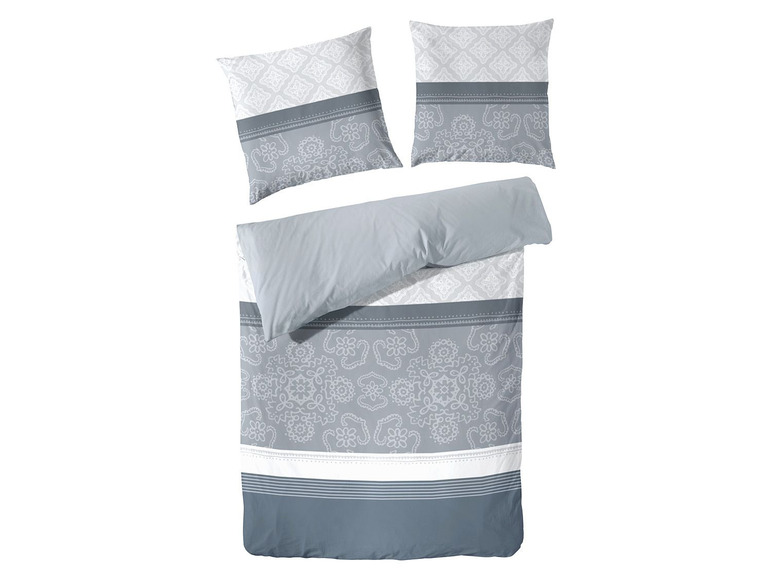 Gehe zu Vollbildansicht: Primera Feinbiber Bettwäsche, mit Reißverschluss, aus reiner Baumwolle - Bild 2