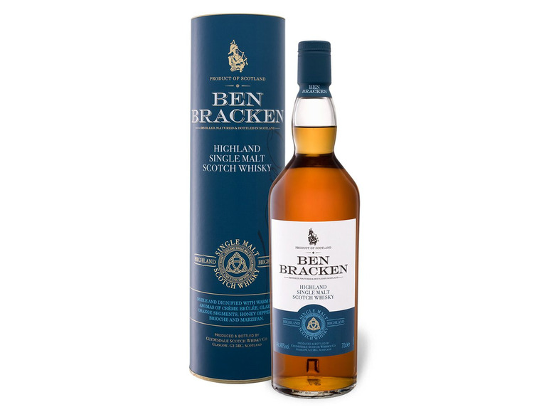Gehe zu Vollbildansicht: Ben Bracken Highland Single Malt Scotch Whisky 40% Vol - Bild 1