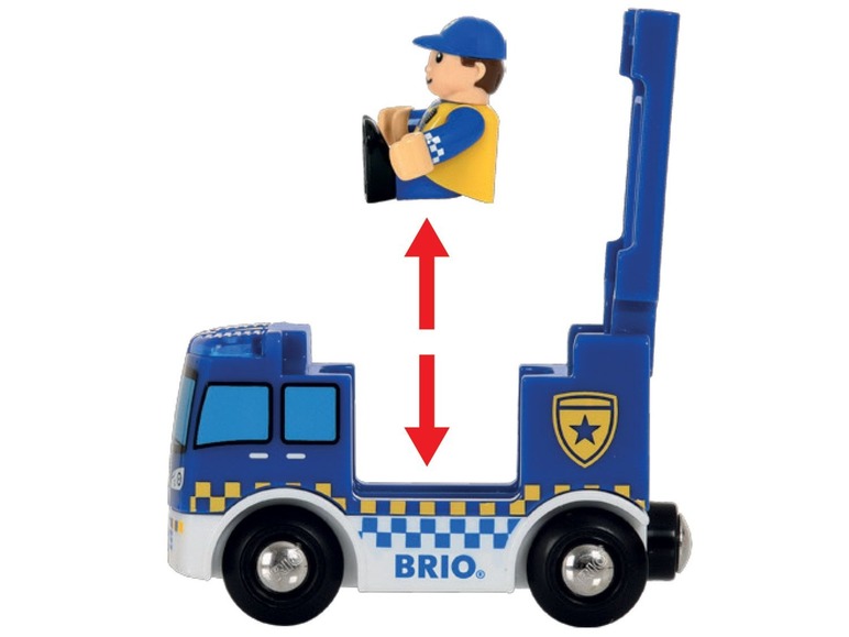 Gehe zu Vollbildansicht: BRIO World Polizeistation »33813«, inklusive Einsatzfahrzeug und 2 Figuren, ab 3 Jahren - Bild 4