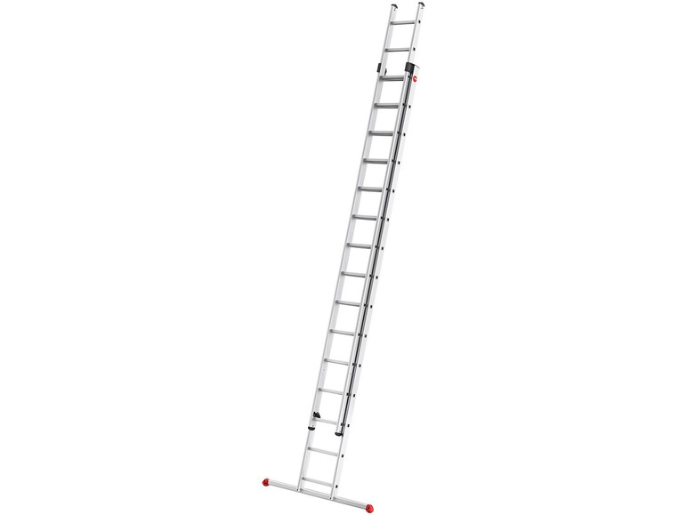 Eine Teleskop-Leiter aus Aluminium