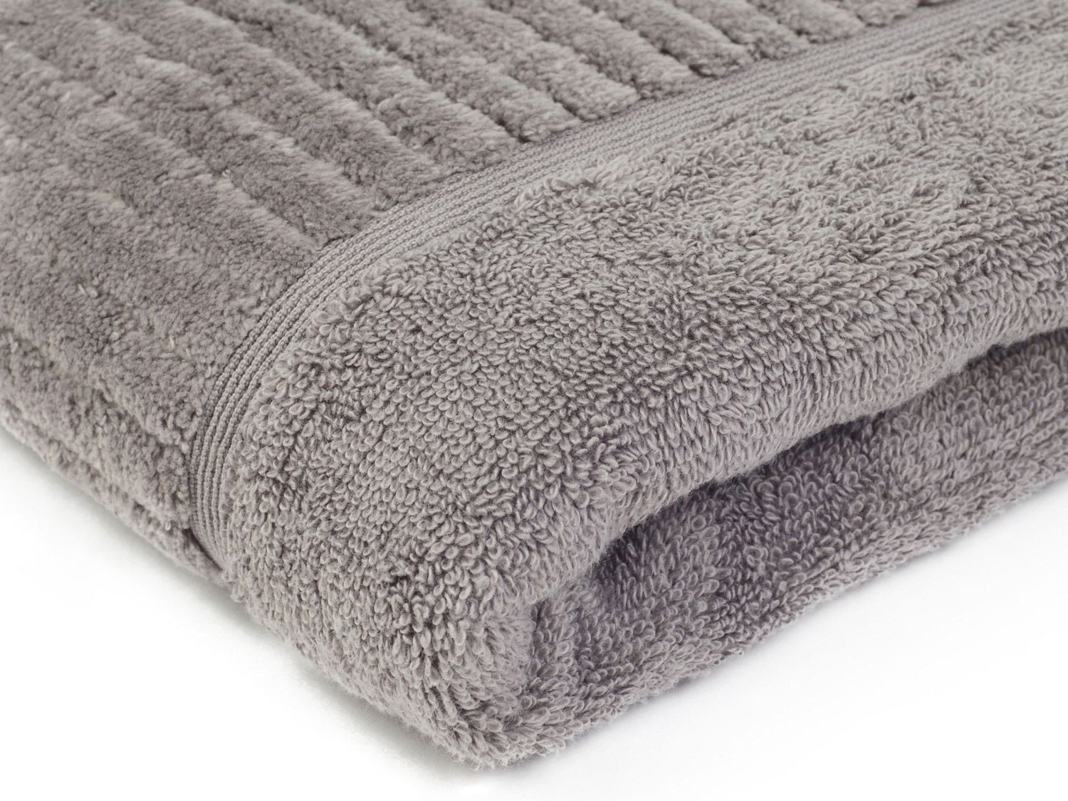 GÖZZE Badetuch Bio 100 x 150 cm (Silber) – Bild 2 von 4