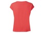 Ein rosafarbenes T-Shirt mit kurzen Ärmeln für Damen.