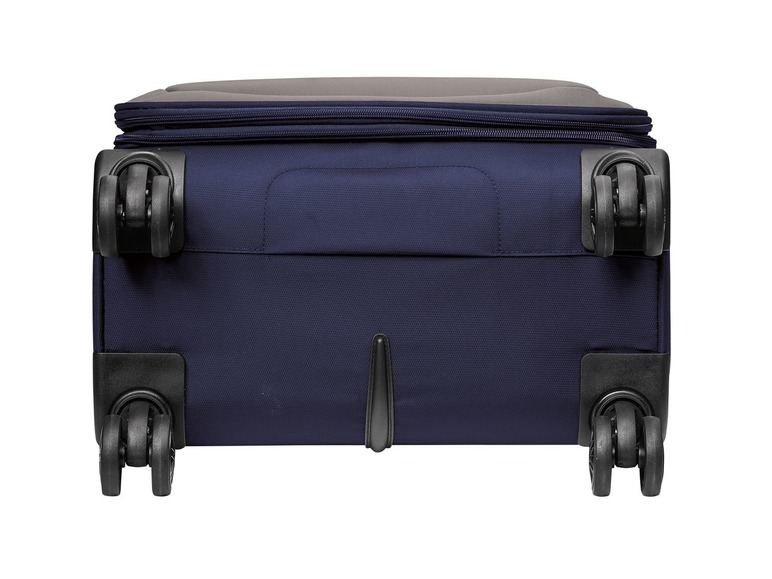 Gehe zu Vollbildansicht: TOPMOVE® Koffer, 62 l Volumen, 4 Rollen, mit Zahlenschloss, blau/grau - Bild 3